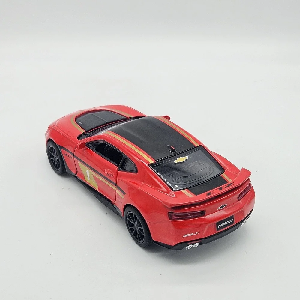 Kinsmart 2017 Chevrolet Camaro ZL1 Diecast Toy Car Red 1:38 Scale Pull Back